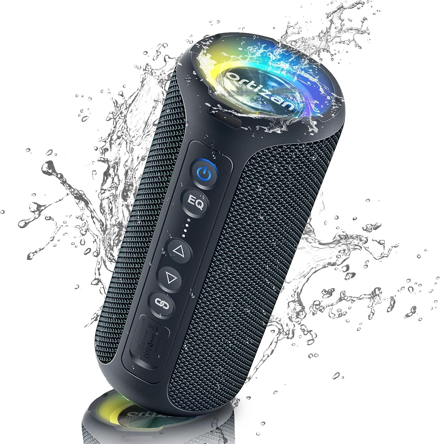 Portable Bluetooth Speaker Waterproof Ipx7 - Ortizan Bluetooth スピーカー 40 ワット大音量ポータブルワイヤレスステレオスピーカー IPX7