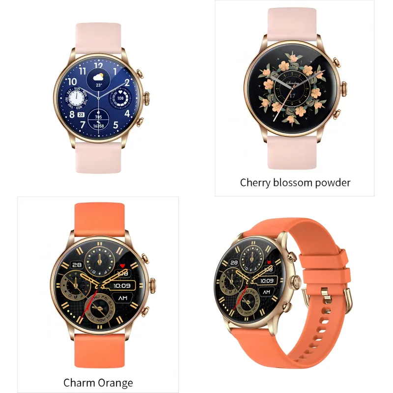 Smartwatches - H26 レディースファッションデジタル電子タッチスクリーンAndroidスポーツスマートウォッチ防水IP67睡眠トラッカーDafit