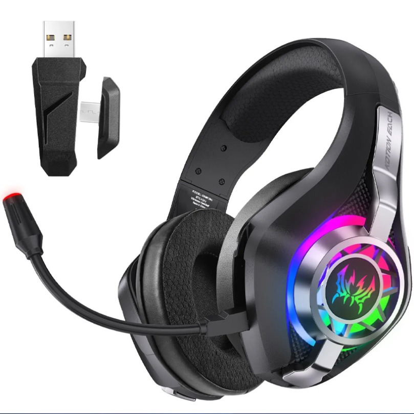 Gaming Headset With Mic Rgb - GS400 ウルトラワイヤレス 2.4GHz ゲーミングヘッドセット マイク付き RGB