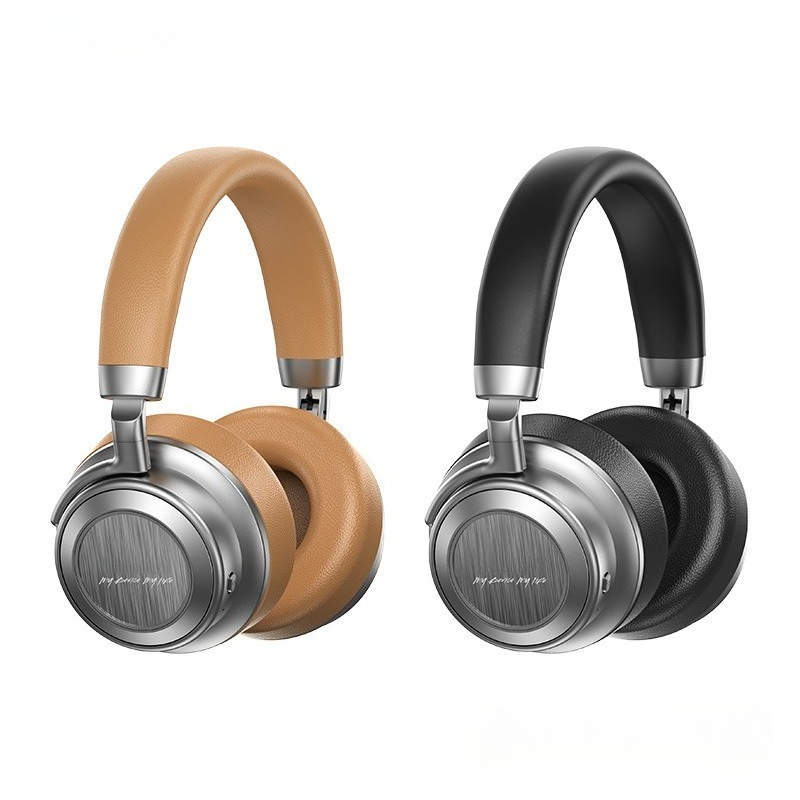 Anc Wireless Over Ear Headphones - RB-980HB ANCアクティブノイズキャンセリングワイヤレスヘッドホン、レトロメタルオーバーイヤーBluetoothヘッドセット（マイク付き）