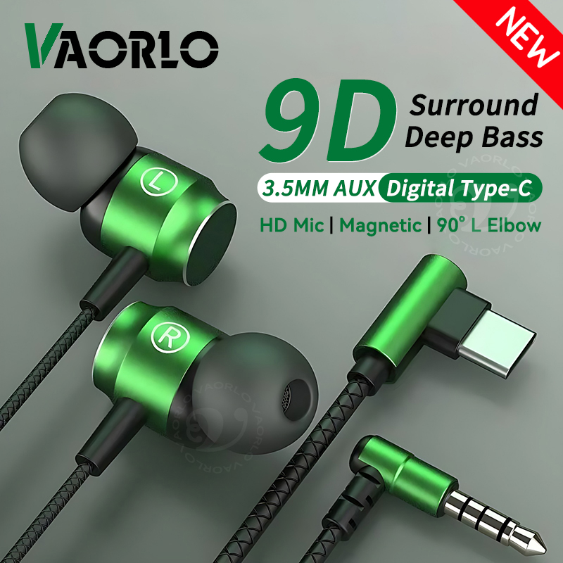 Open Ear Air Conduction Headphones - 9D HIFI 重低音ゲームイヤホン 3.5MM AUX/Type-C 90