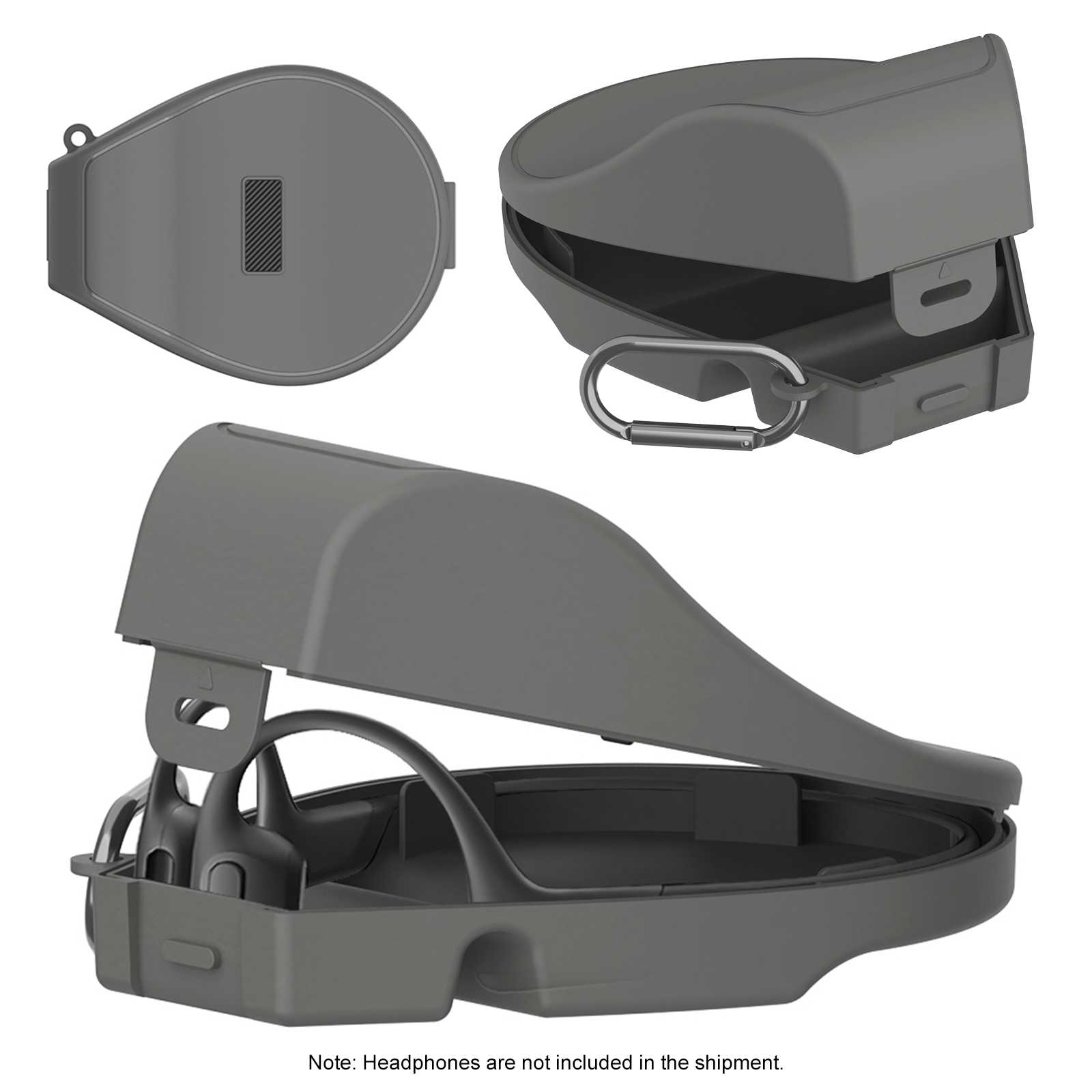 Bone Conduction Running Headphones - Shokz Run Pro 2 スタンダード/ミニ/スイムプロ用ハードイヤホンケース オープンイヤー骨伝導ヘッドフォンキャリングバッグ