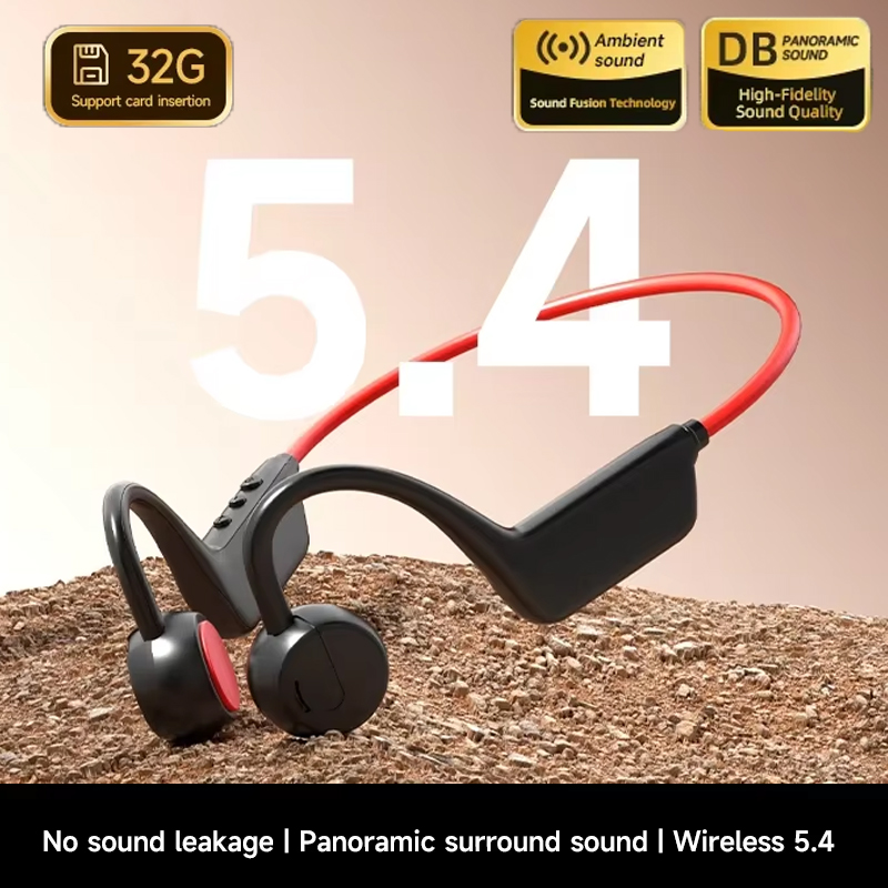 Anc Wireless Over Ear Headphones - 骨伝導Bluetoothイヤホン IPX8 ランニングスポーツ用防水 オーバーイヤー型 長時間バッテリー駆動 低ノイズ