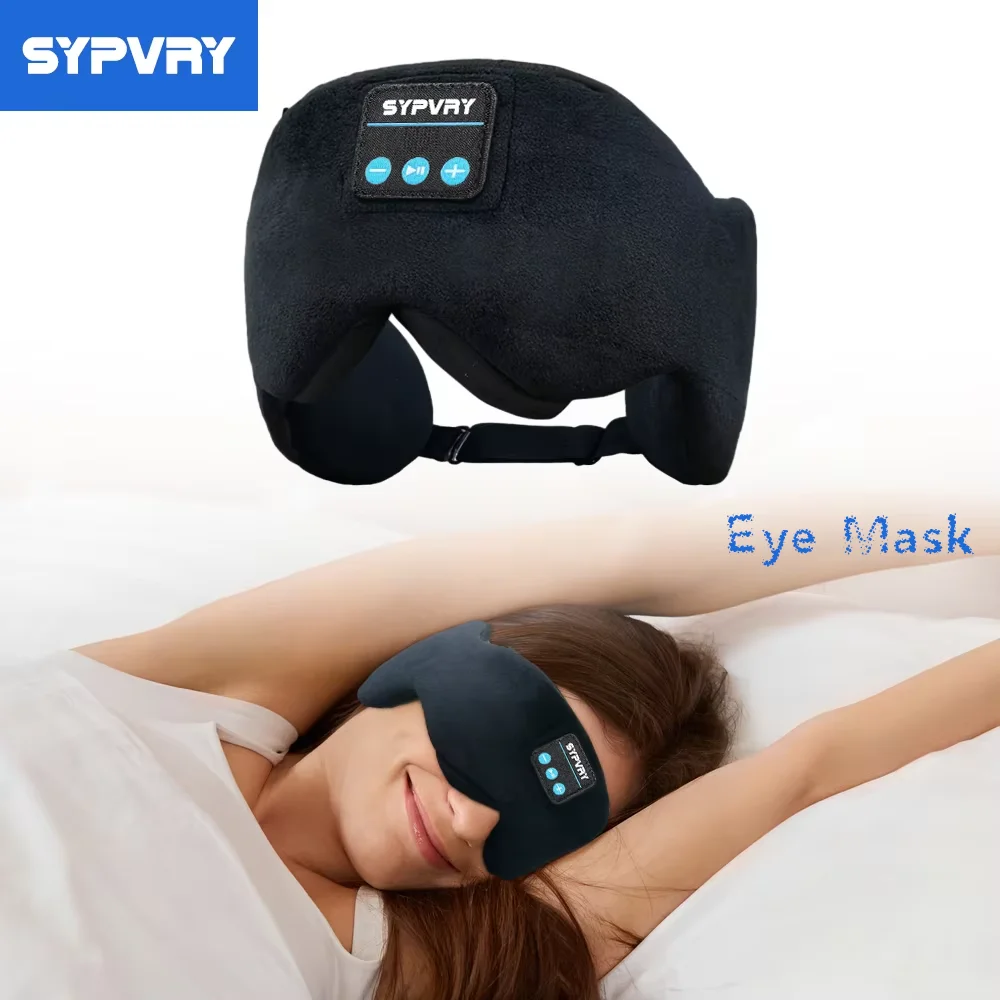 Sleep Mask Headphones Bluetooth - 快適な睡眠のためのヘッドホン付きBluetoothアイマスク、安らかな眠りのための没入型ヘッドホン付きBluetoothスリープマスク