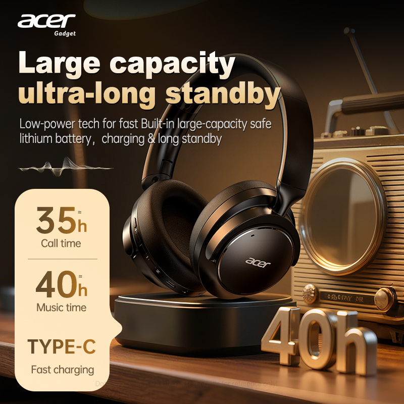 Acer Ohr560 オーバーイヤー型ワイヤレスBluet - Anc Wireless Over Ear Headphones のレビューと価格