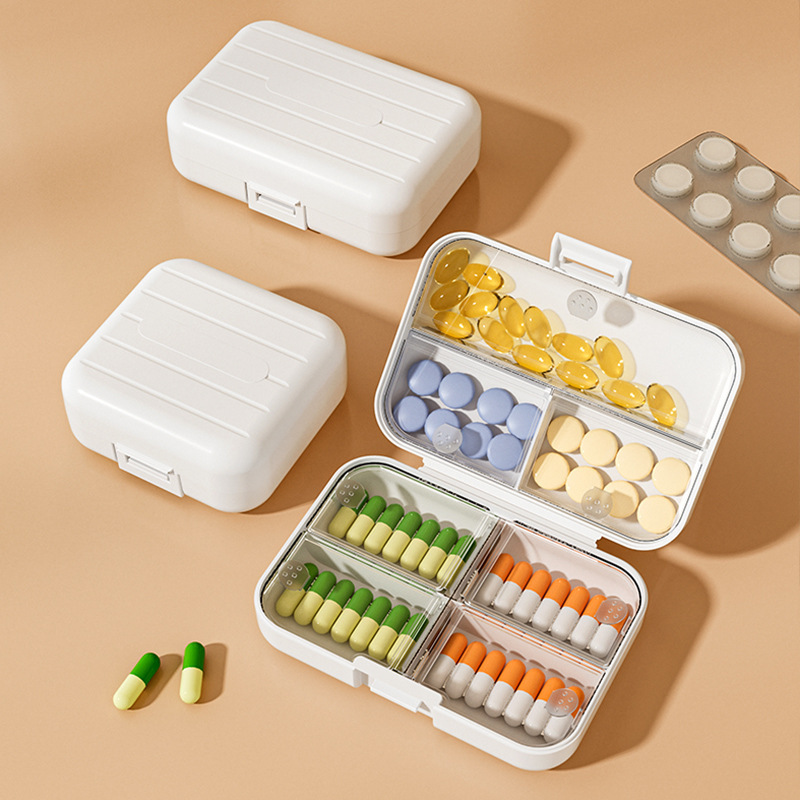 旅行用携帯薬ケース、7日間分の携帯用錠剤ケース、密閉式薬ケー - Tablets のレビューと価格