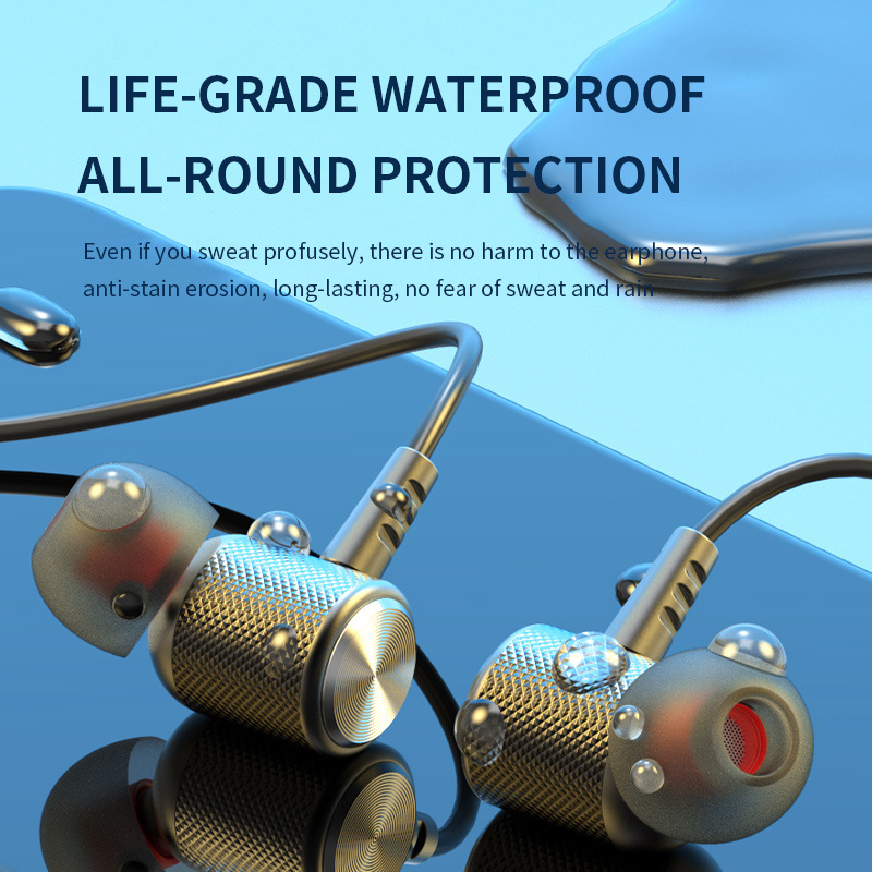 ワイヤレス Bluetooth イヤホンネックバンドヘッドフ - Magnetic Neckband Sports Earphones のレビューと価格