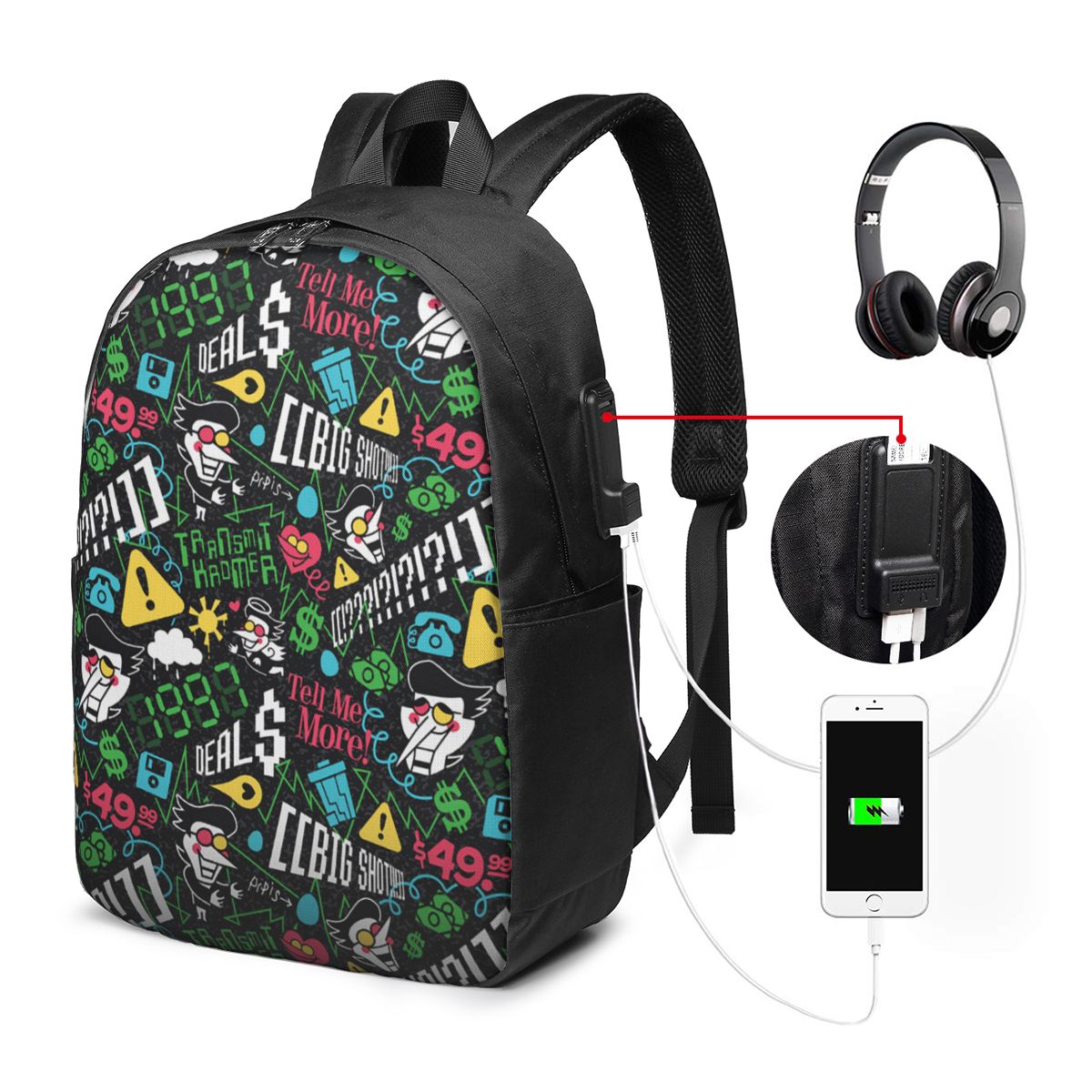 Deltarune SPAMTON G バックパック旅行ノー - Laptops のレビューと価格