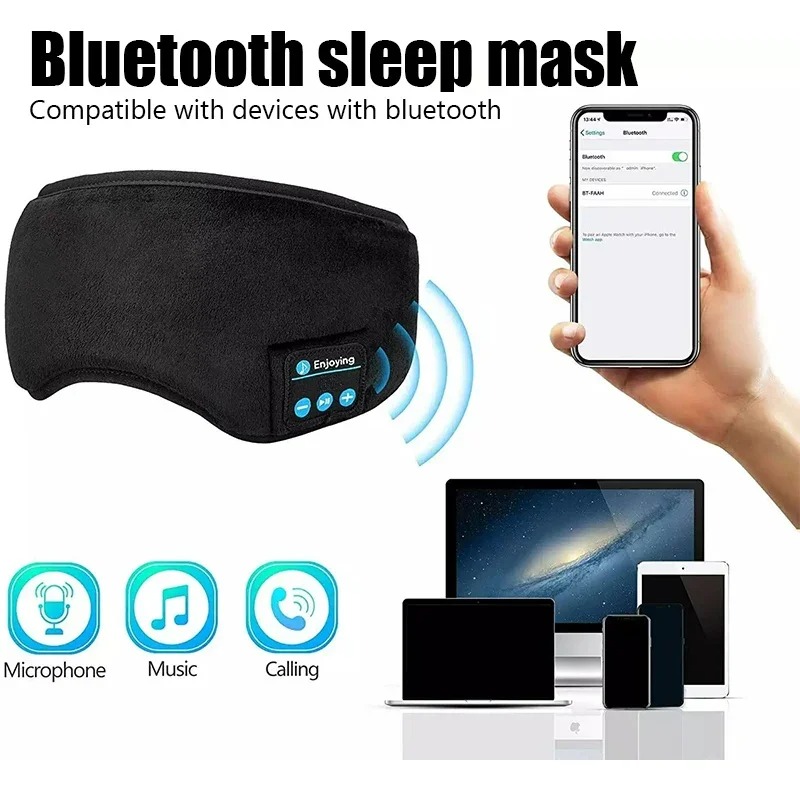 3Dアイマスク Bluetoothヘッドホン 音楽再生 睡眠 - Sleep Mask Headphones Bluetooth のレビューと価格