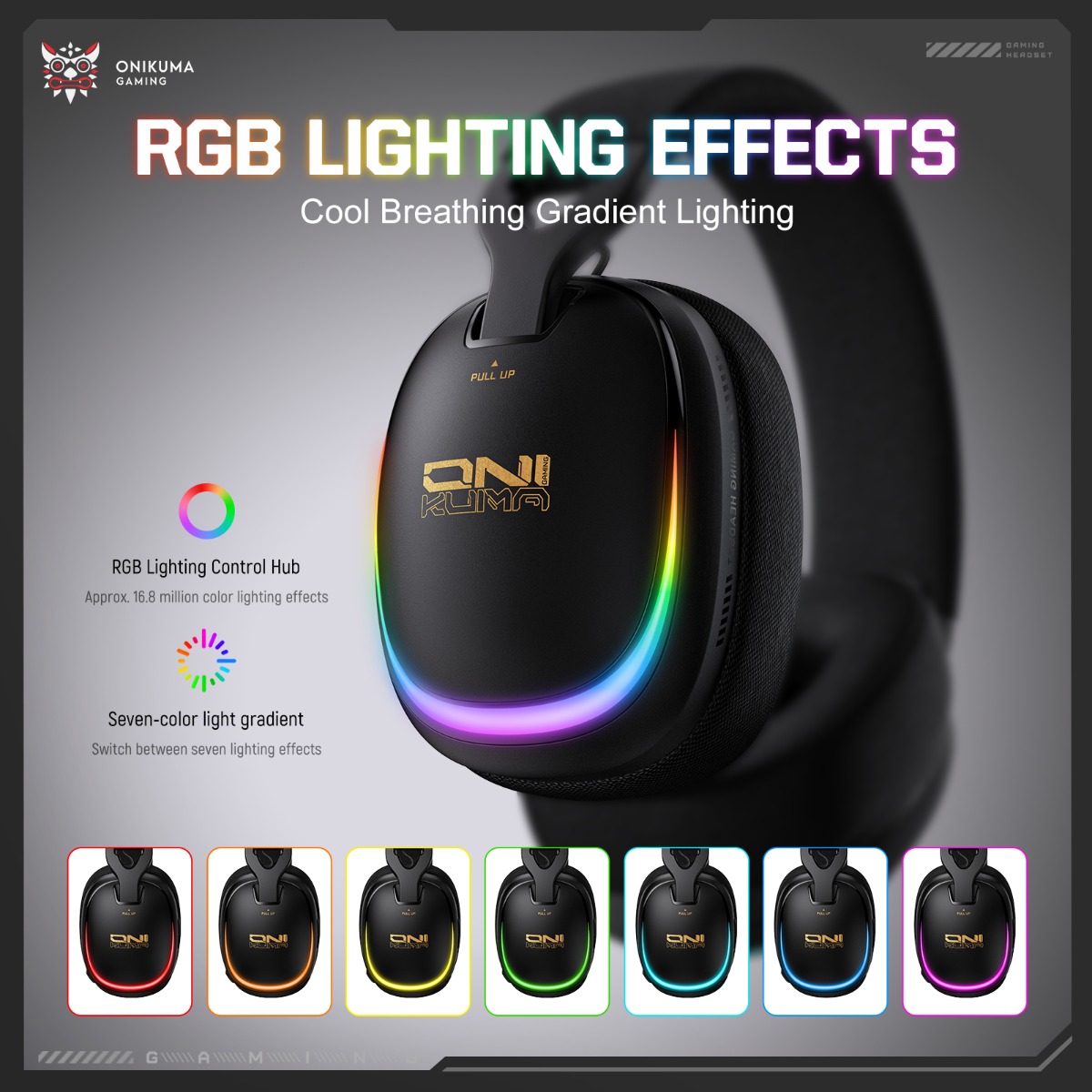 ONIKUMA GT805 ゲーミングヘッドセット ワイヤレ - Gaming Headset With Mic Rgb のレビューと価格