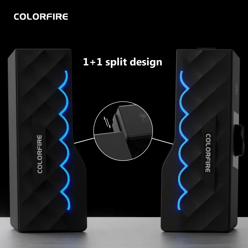HIFI音質 有線コンピュータースピーカー デスクトップコン - Rgb Computer Soundbar For Pc のレビューと価格