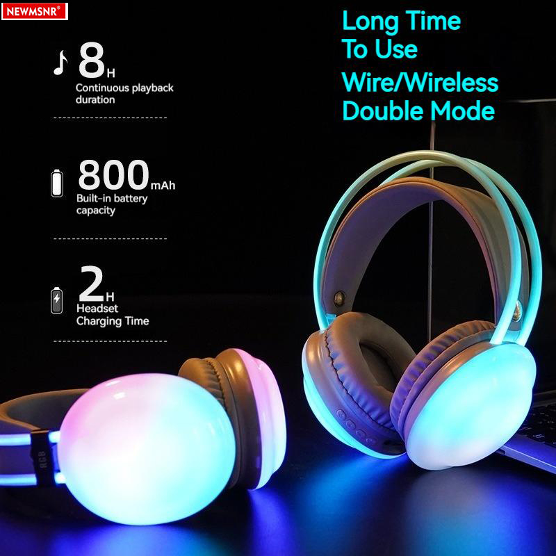 ゲーム RGB カラフルなライト Bluetooth ヘッド - Gaming Headset With Mic Rgb のレビューと価格