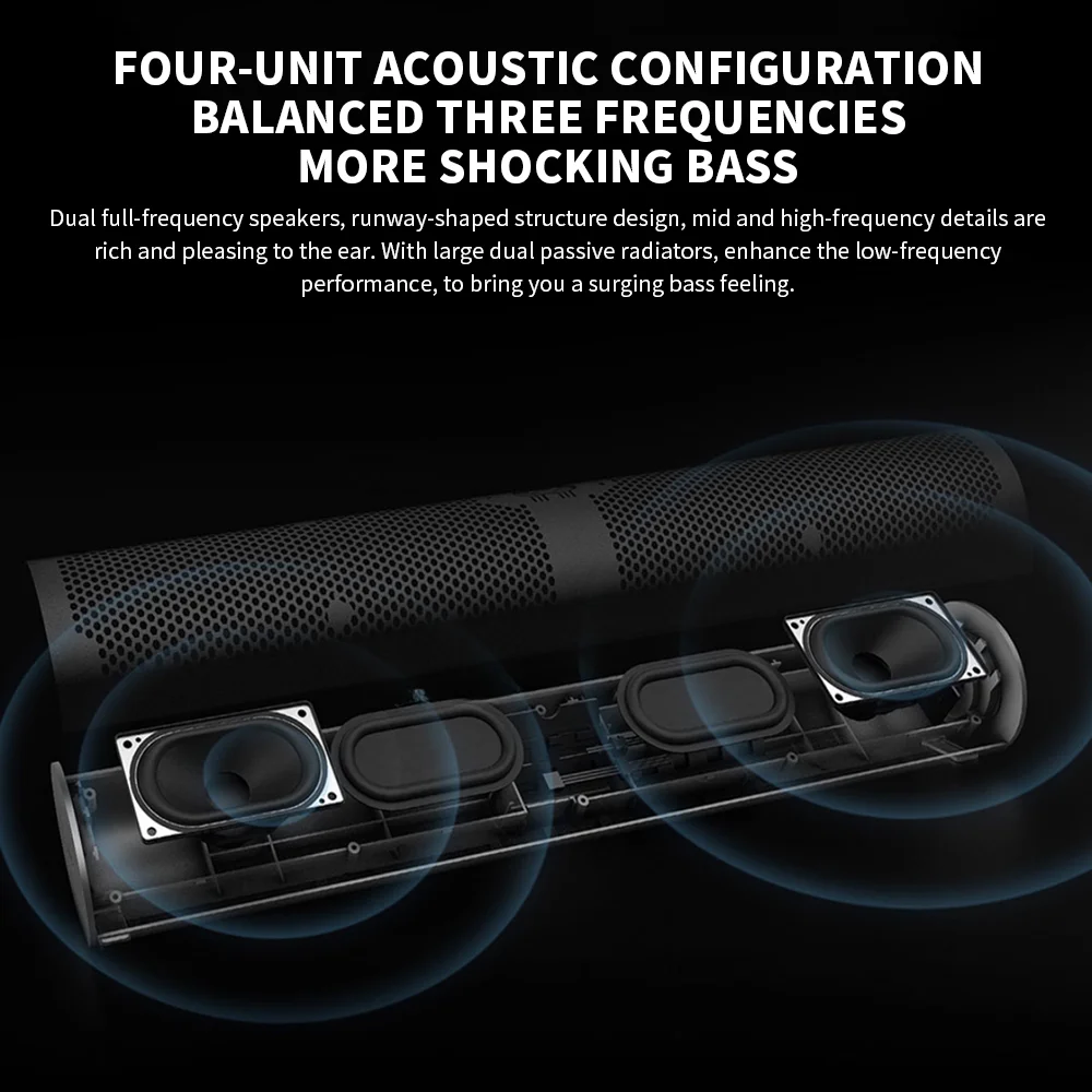 オリジナル Xiaomi Redmi PCスピーカー、有線U - Rgb Computer Soundbar For Pc のレビューと価格