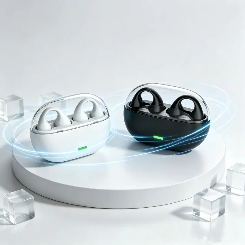 Bluetoothヘッドセット5.3 ワイヤレス空気伝導ヘッ - Open Ear Air Conduction Headphones のレビューと価格