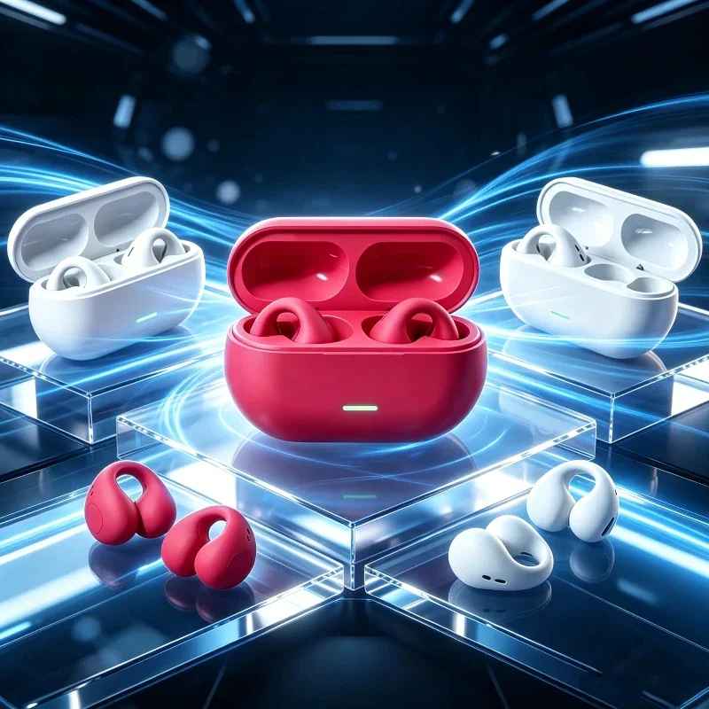 T75 ブルートゥースヘッドセット 5.3 ワイヤレス空気伝 - Open Ear Air Conduction Headphones のレビューと価格