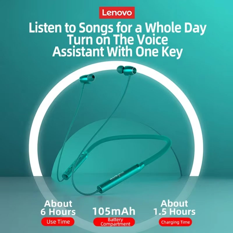 レノボ ブルートゥースイヤホン 防水 HIFI ロスレスオー - Magnetic Neckband Sports Earphones のレビューと価格