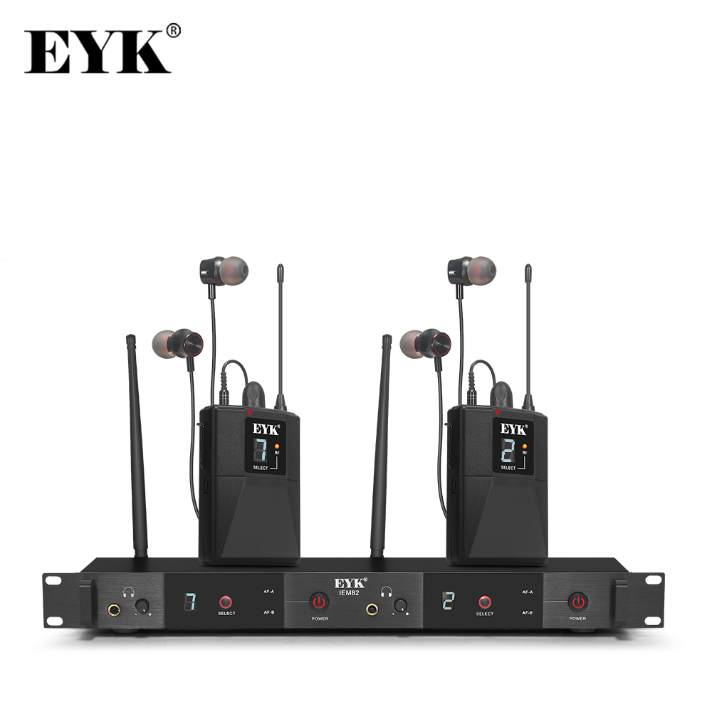 Eyk iem82 uhfワイヤレスインイヤーモニターシステ - In Ear Monitors For Singers のレビューと価格