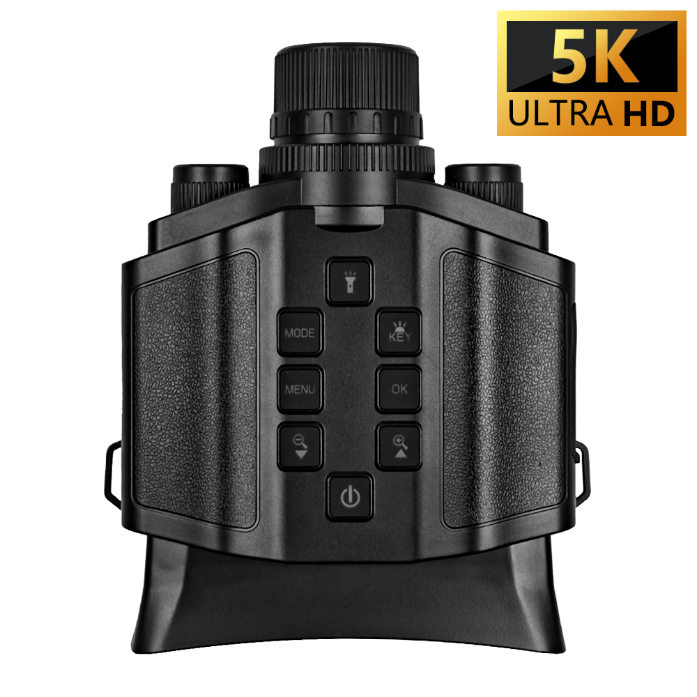 60MP 5K赤外線ナイトビジョン双眼鏡懐中電灯カメラ、10 - Cameras のレビューと価格