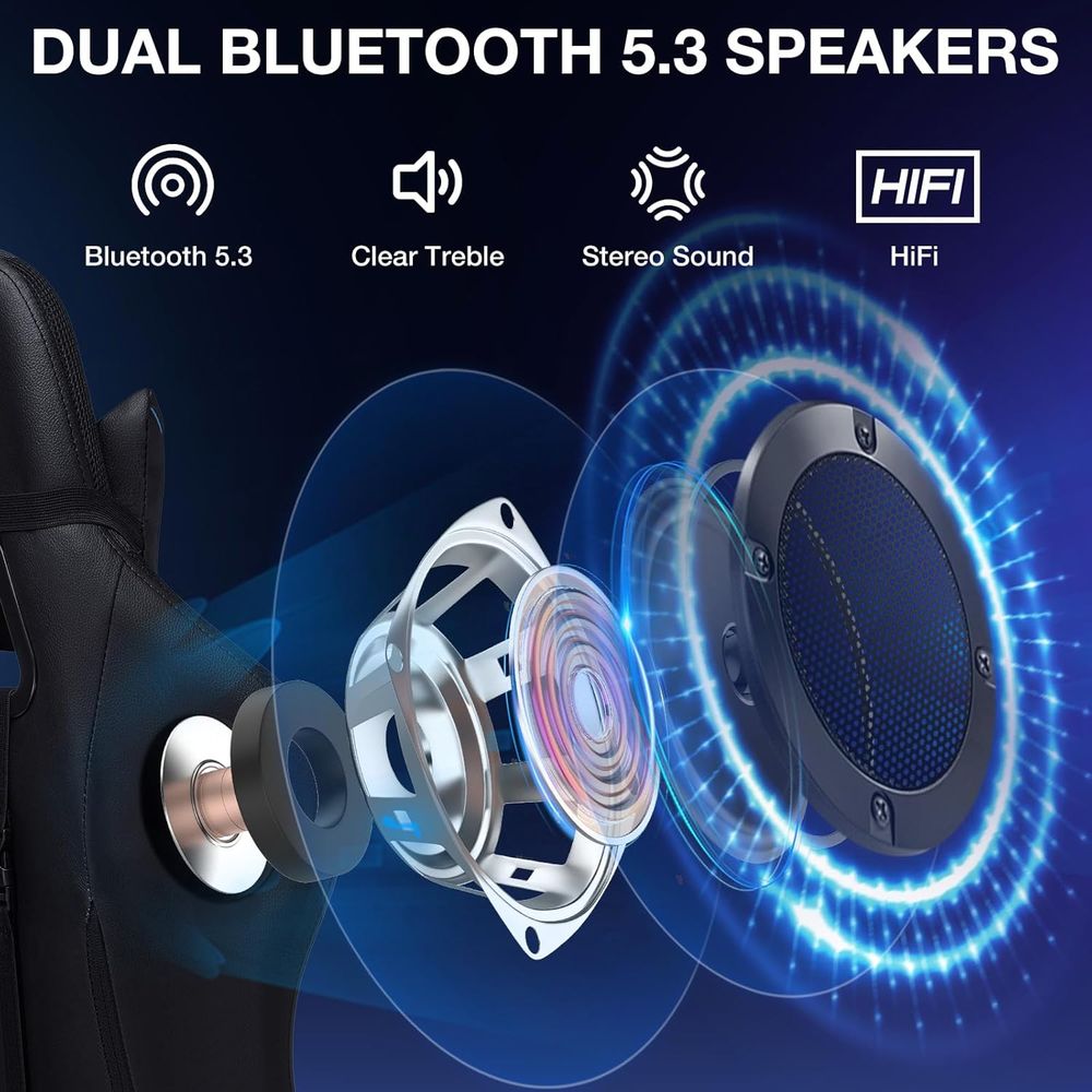 BluetoothスピーカーとLEDライト付きRGBゲーミン - Speakers のレビューと価格
