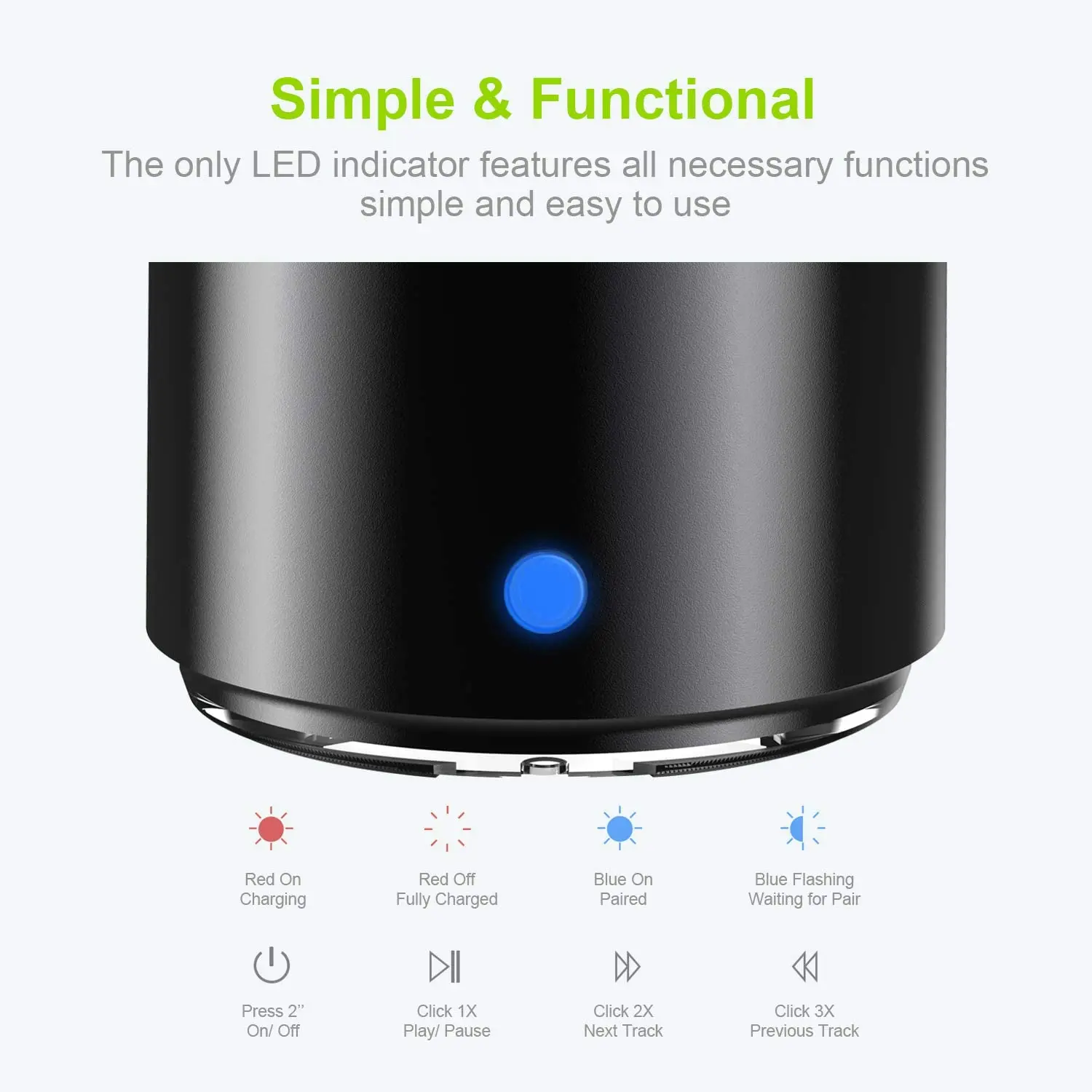 Bluetooth EWA-A106 proミニスピーカー, - Portable Bluetooth Speaker Waterproof Ipx7 のレビューと価格