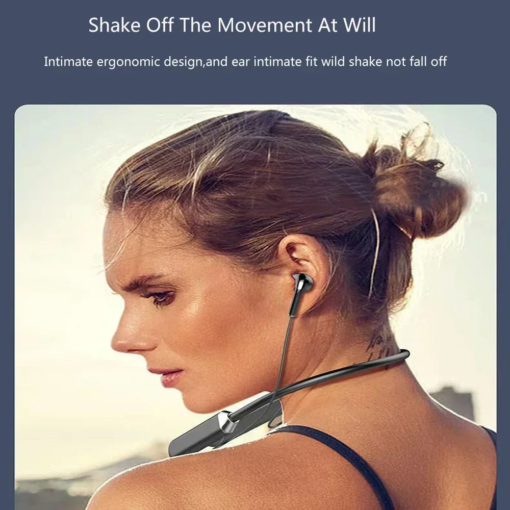 ワイヤレスヘッドフォン Bluetooth 5.0 ネックバ - Magnetic Neckband Sports Earphones のレビューと価格