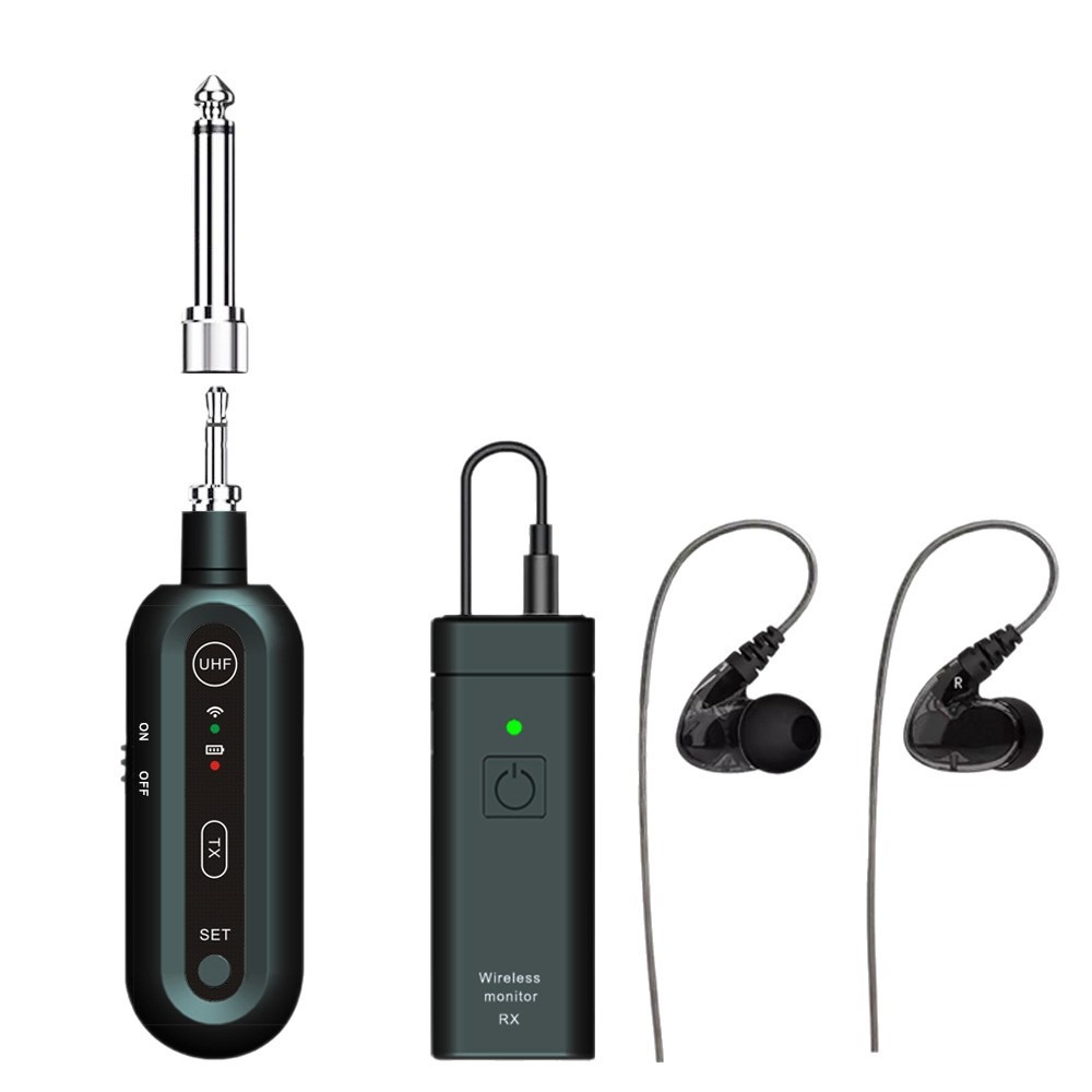 M1モノラルワイヤレスモニタリングシステムUHFオーディオリ - In Ear Monitors For Singers のレビューと価格
