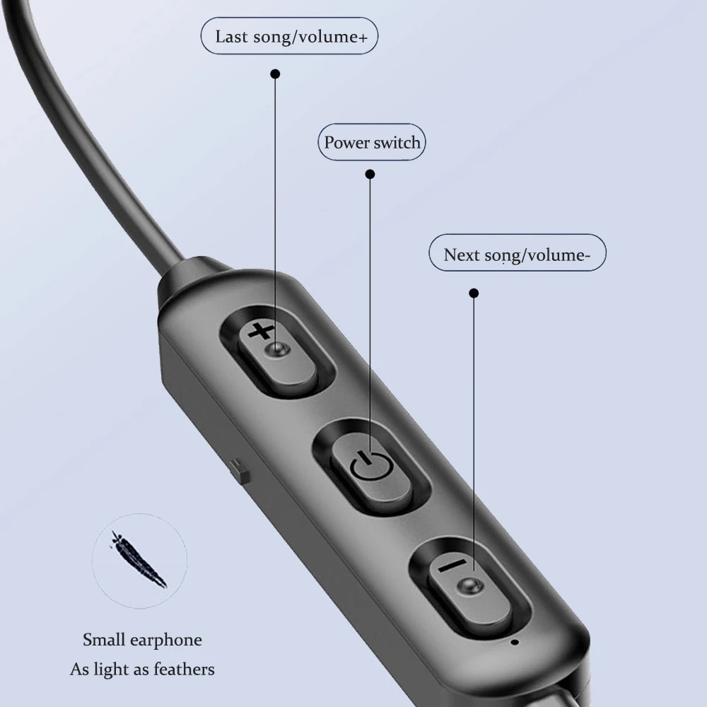 Bluetooth 5.0ワイヤレス磁気ヘッドセット,スポー - Magnetic Neckband Sports Earphones のレビューと価格