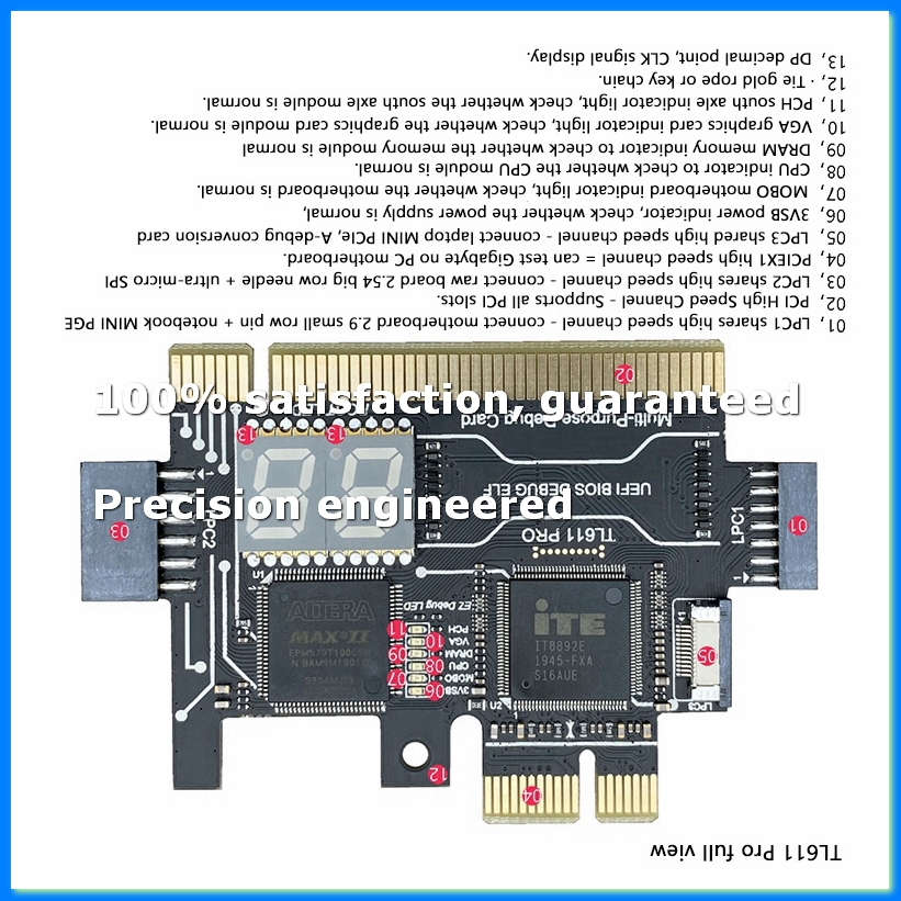TL611 PRO 診断カード デスクトップおよびラップトッ - Laptops のレビューと価格