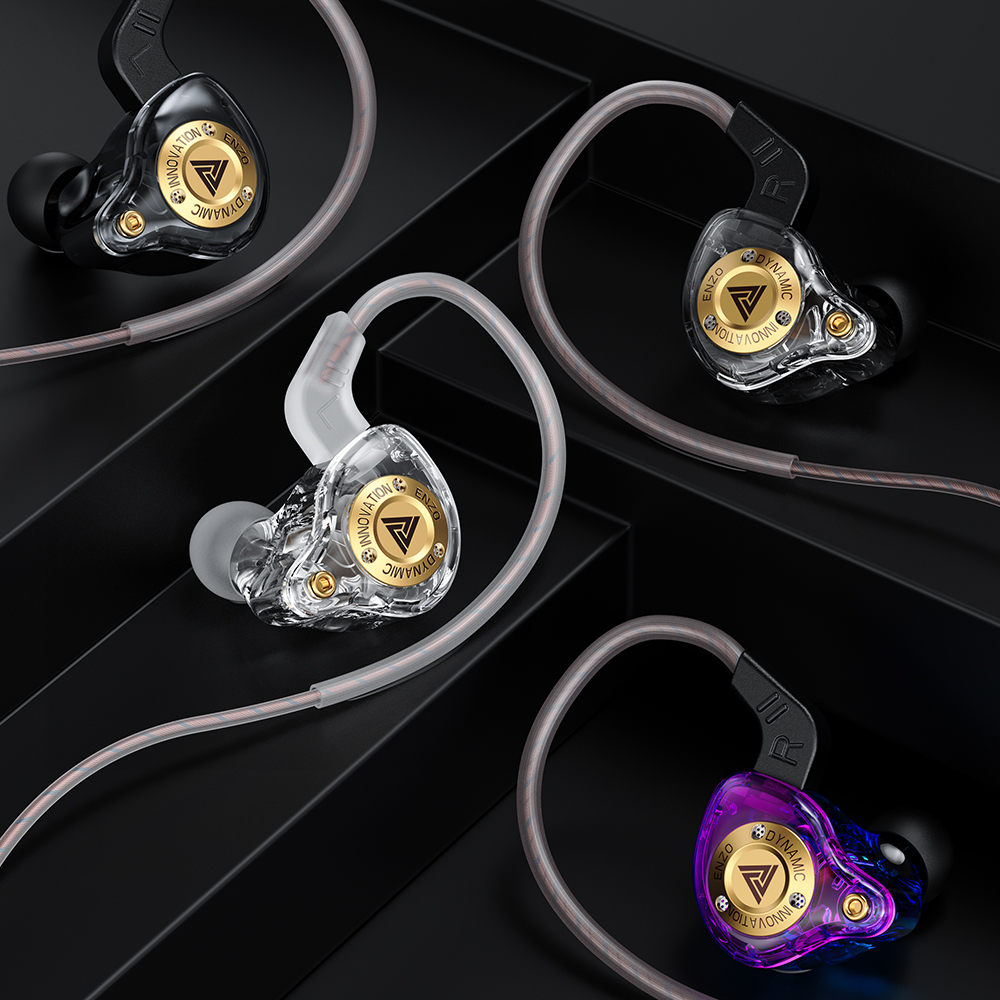 QKZ 15D ダイナミックサラウンドサウンドデュアルダイナ - Open Ear Air Conduction Headphones のレビューと価格