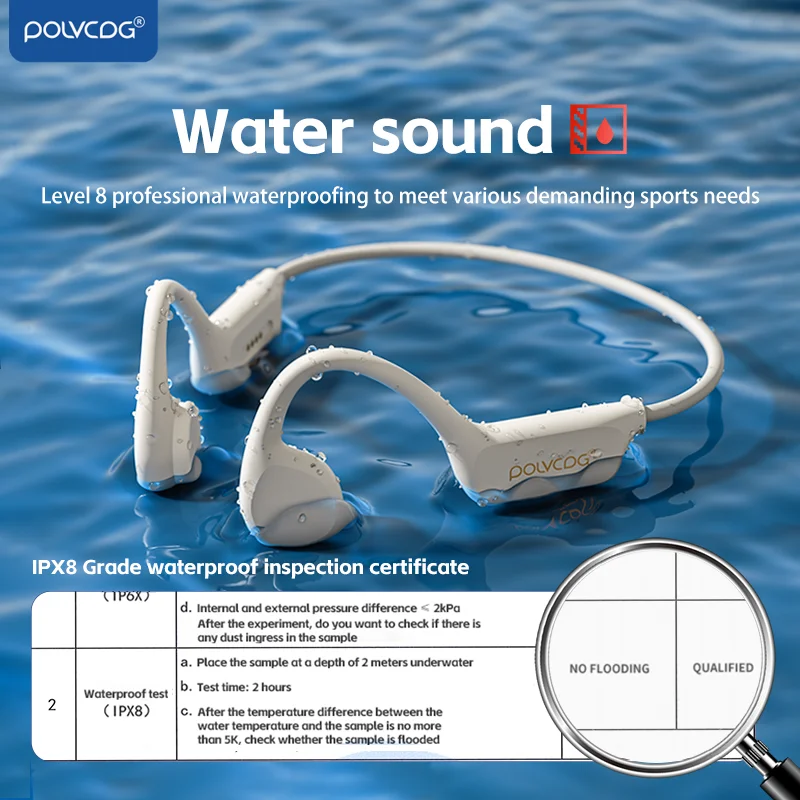 POLVCDG骨伝導ヘッドセット Bluetooth 5.3 - Bone Conduction Running Headphones のレビューと価格