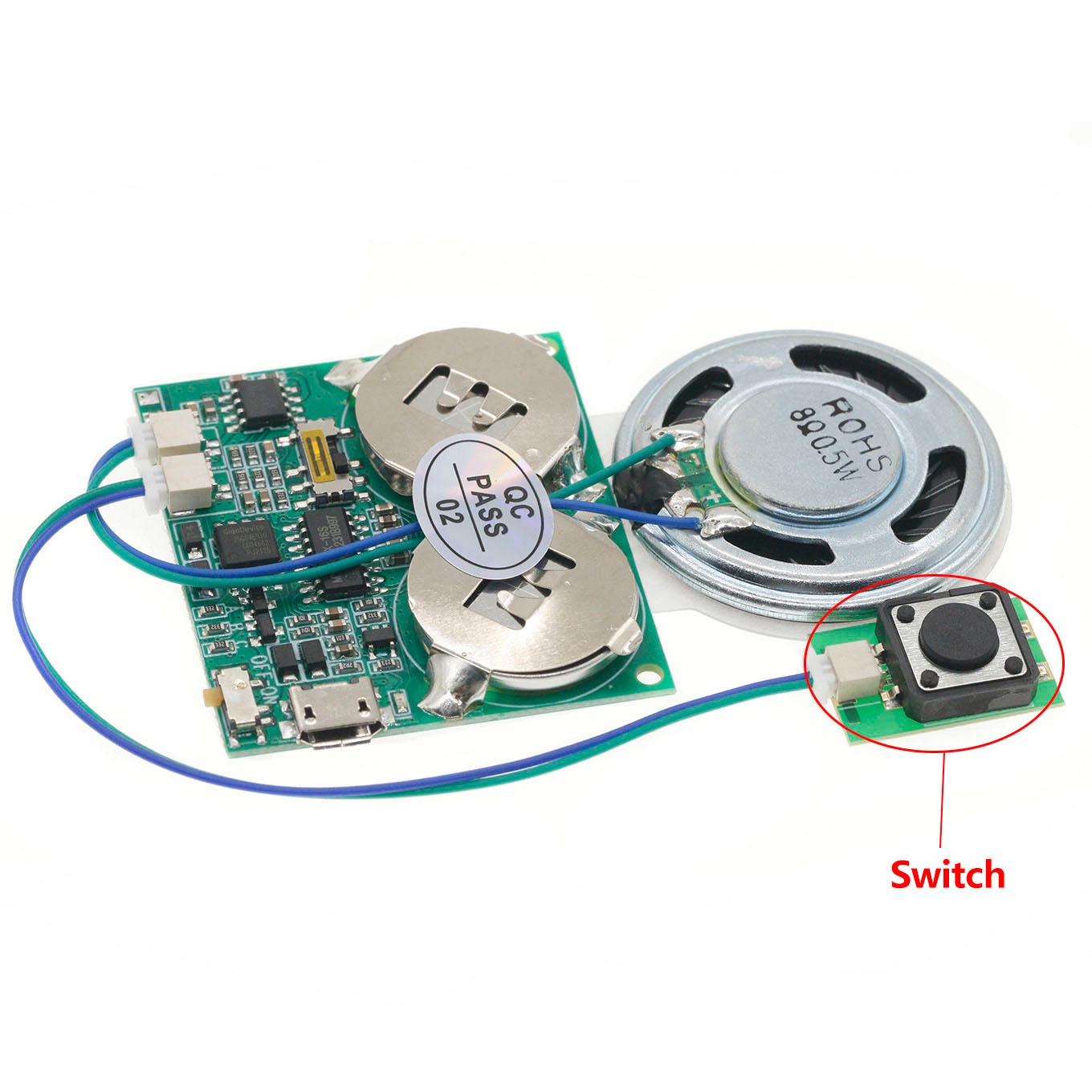 DIY光センサーサウンドモジュールマイクロUSB録音可能サウ - Speakers のレビューと価格