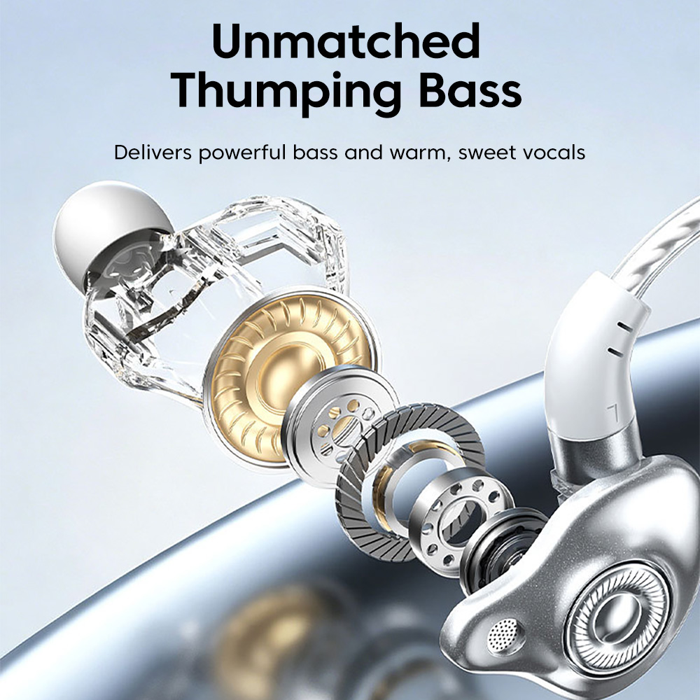 Type C/3.5MM有線ヘッドセット ミュージックイヤホ - Type C Wired Earphones With Mic のレビューと価格