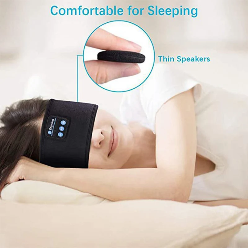 Bluetooth イヤホンスポーツ睡眠ヘッドバンド弾性ワイ - Sleep Mask Headphones Bluetooth のレビューと価格