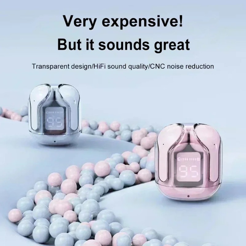 T2 ワイヤレス ミニイヤホン LED パワー表示 デジタル - Tws Earbuds Bluetooth 5.3 のレビューと価格