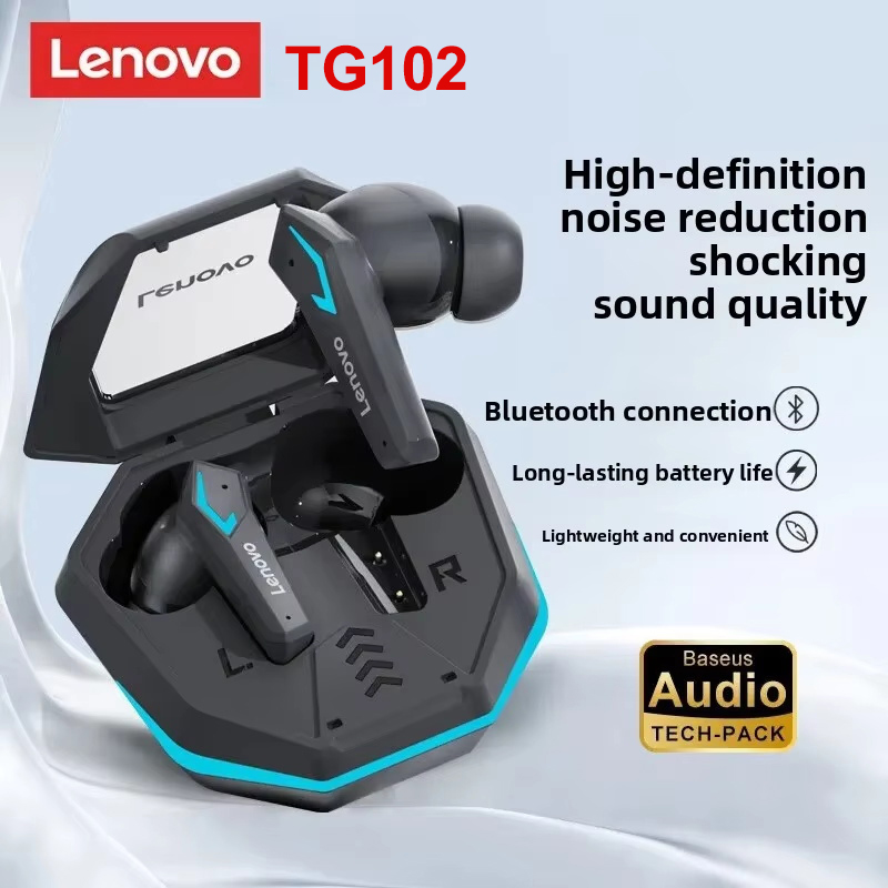 Lenovo TG102 ゲーミングワイヤレスイヤホン Bl - Gaming Headset With Mic Rgb のレビューと価格