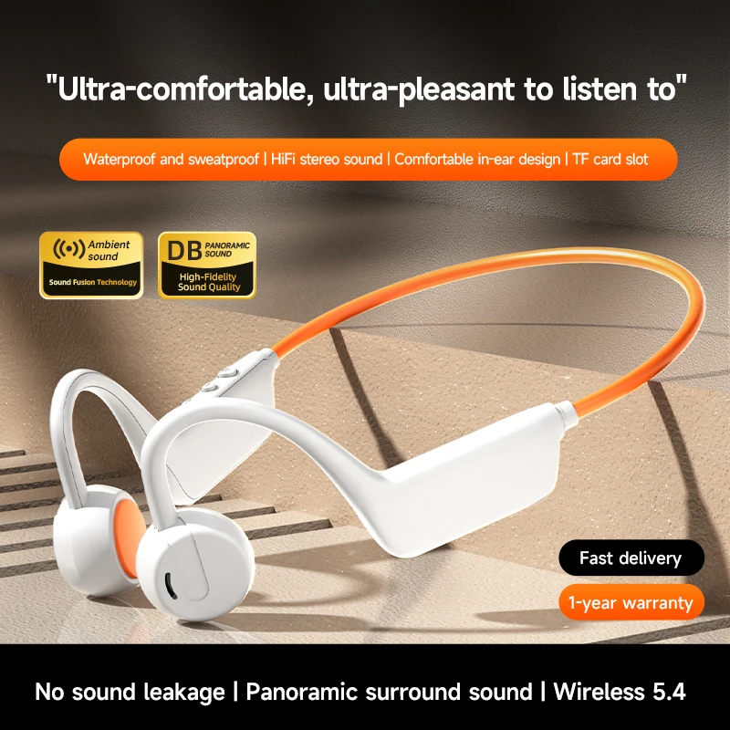 骨伝導Bluetoothイヤホン IPX8 ランニングスポー - Anc Wireless Over Ear Headphones のレビューと価格