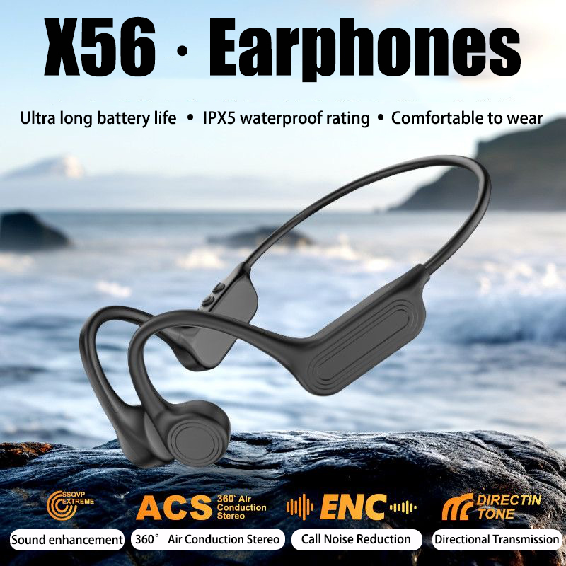 Bluetooth ワイヤレス骨伝導ヘッドフォンオープンイヤ - Bone Conduction Running Headphones のレビューと価格