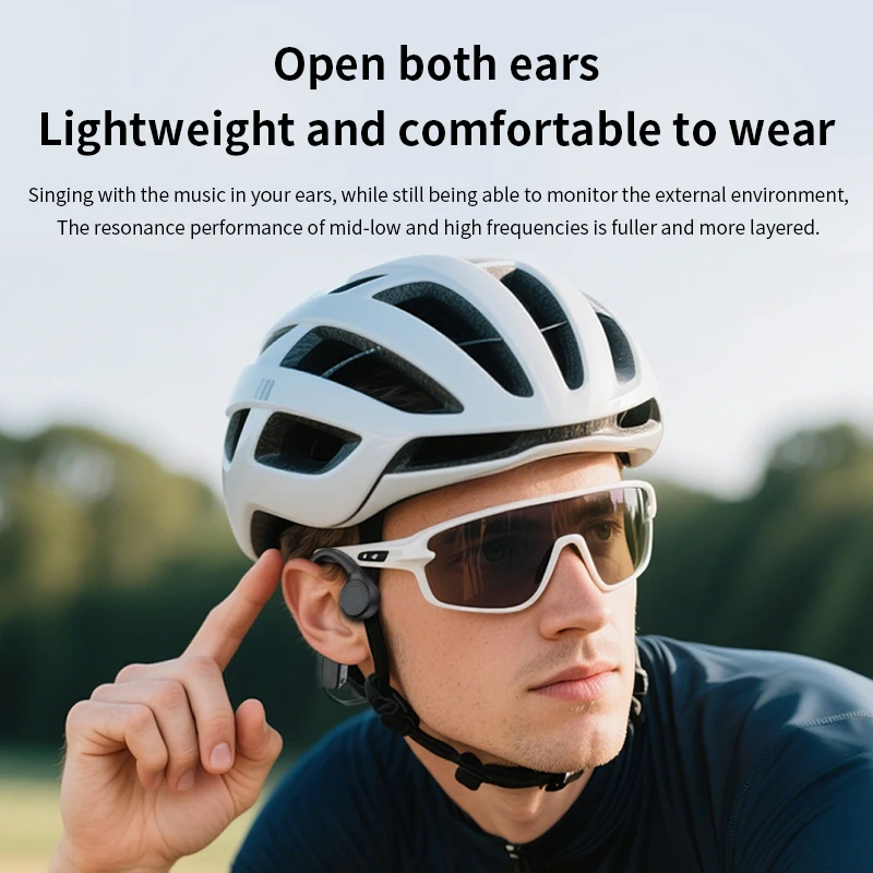 Bluetooth ワイヤレス骨伝導ヘッドフォンオープンイヤ - Bone Conduction Running Headphones のレビューと価格