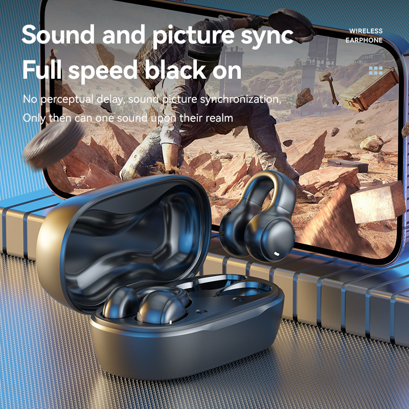 ワイヤレスBluetoothイヤホン ノイズキャンセリング  - Bone Conduction Running Headphones のレビューと価格