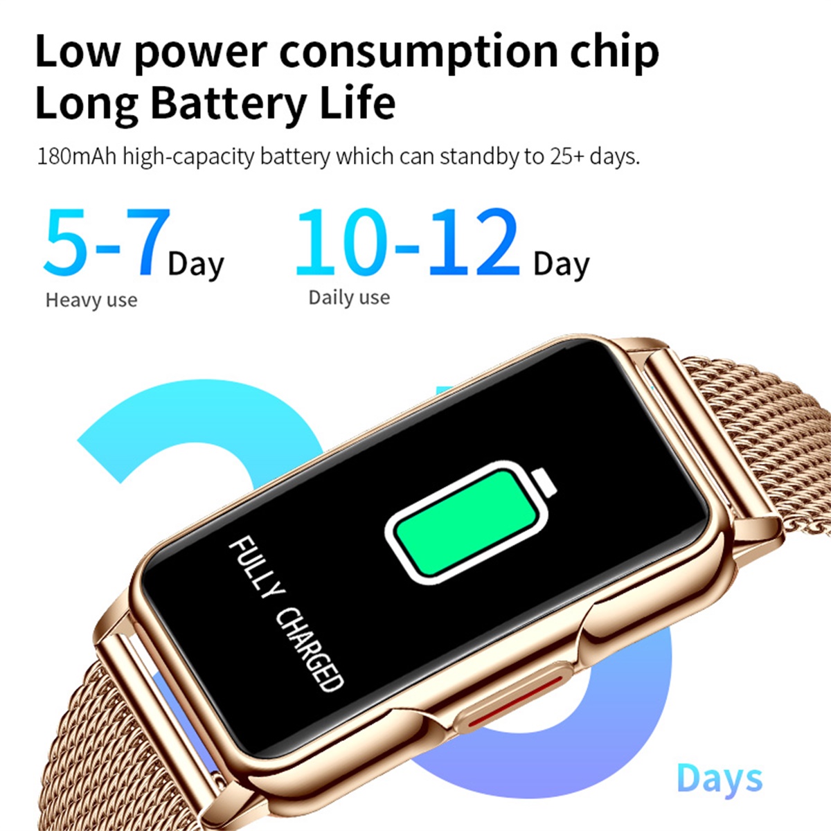 LIGE スマートウォッチ男性女性フィットネススマートブレス - Smartwatches のレビューと価格